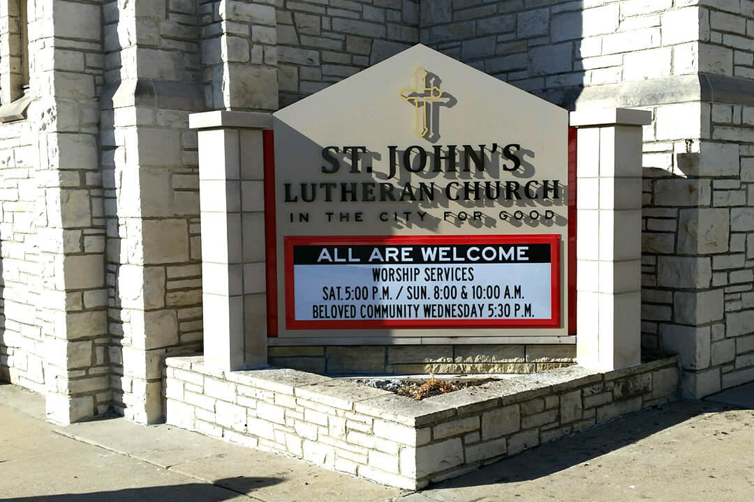 Monument St John's Lutheran Church