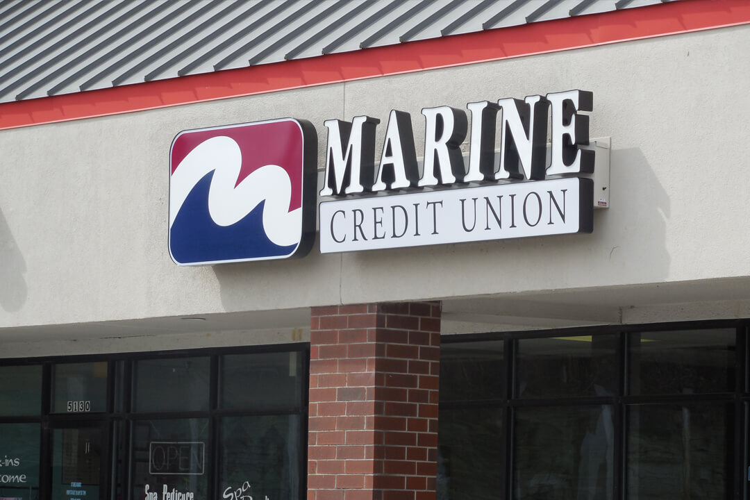 Banking\Financial Marine CU Channel Letters