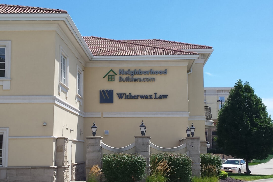 Corporate Neighborhood Builders Channel Letters