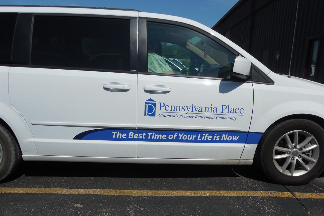 VEHICLE DECALS PENNSYLVANIA PLACE